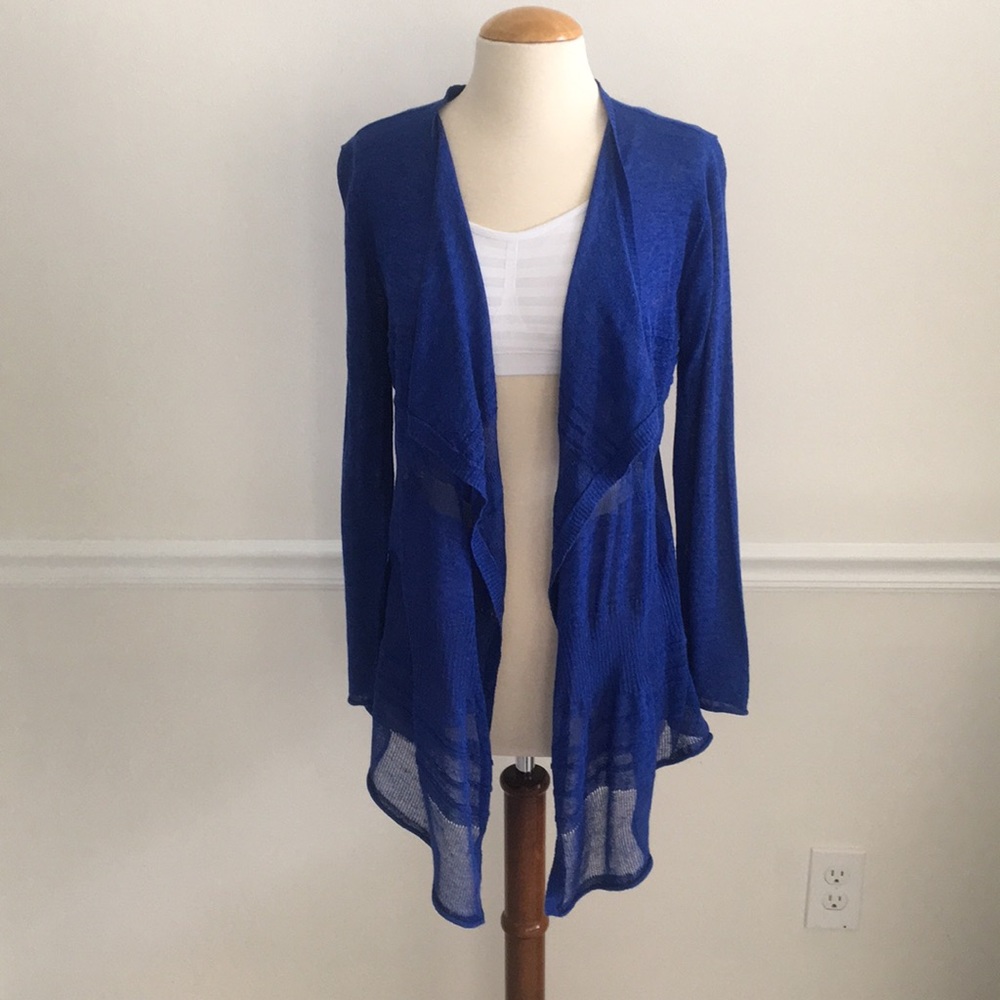 Peck & Peck NWOT -S-Pretty Cobalt Blue Cardigan